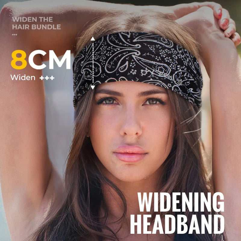 WRELS Sweatbands Sports Headband Moisture Wicking Hairband Athletic Towel Headbands Sweatband Headbands for Running Cycling Yoga
