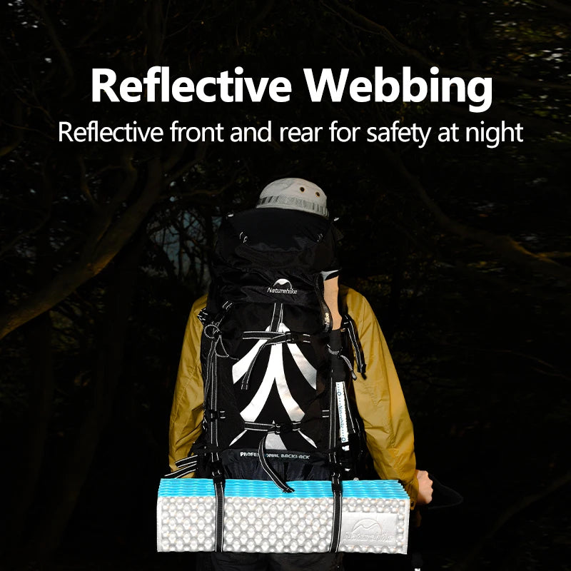 Naturehike 70L+5L Backpack Professional Outdoor Camping Hiking Travel Large Capacity Mountaineering Shoulder Bag