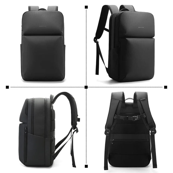 BANGE Simple Design Large Capacity Laptop Backpack Water Resistant Computer Backpack Fits 16 Inch Laptop Back Pack Bag for Male