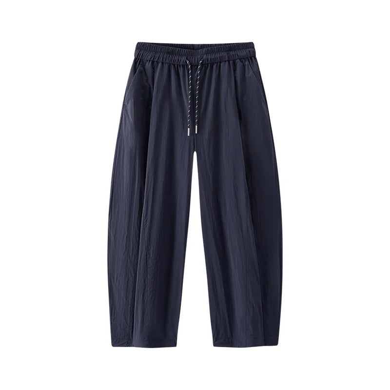 Semir Women Pants Woven 2026 Curved Cut Wide Leg Drawstring Urban Casual Everyday Style Soft Comfortable Daily Wear Trendy