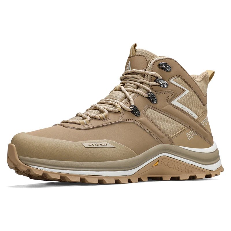HUMTTO Trainers Outdoor Trekking Shoes Men Breathable Hiking Boots for Man Winter Men's Sports Shoes Rubber Safety Work Sneakers