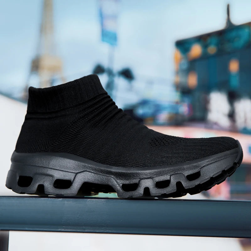 Mens Walking Shoes 2025 New Lightweight Mesh Breathe Thick Soled Comfort Unisex Daily Casual Outdoor Sports Leisure Sneakers