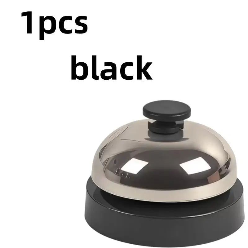 1pcs Push-to-Talk Metal Chime with Clapper – Handheld Bell for Pet Training, Classroom, Parties & Microphones