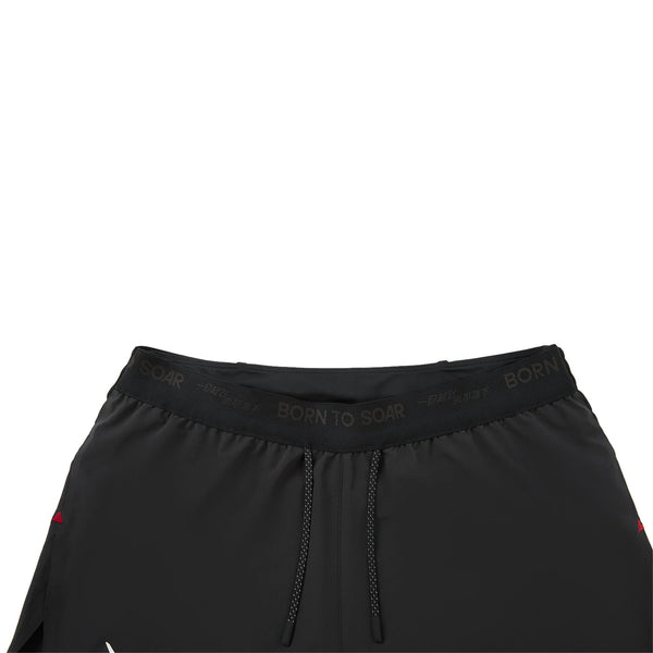 ខោខ្លីរត់ប្រណាំងបុរស Li-Ning Dragonflight LN COOL 89% Polyester 11% Elastane ស្ងួតរហ័ស ខោទ្រនាប់ LiNing ទំហំធម្មតា AKSW693