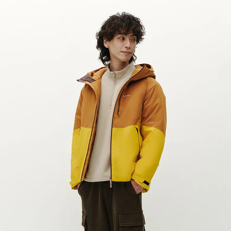 អាវក្រៅបុរស Semir ធ្វើពីរោមចៀម ៩០ ភាគរយ ធន់នឹងភ្លៀង ធន់នឹងការកកិត មានខ្យល់ចេញចូលបាន ធន់នឹងការពាក់ក្រៅផ្ទះ ពណ៌ចម្រុះ មានមួក 2026 ថ្មី