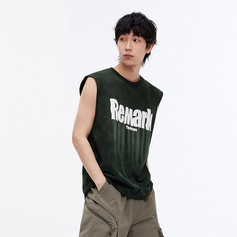 Semir Mens Vest 2026 American Style Sleeveless Sports Basketball Jersey Letter Printed Casual Soft