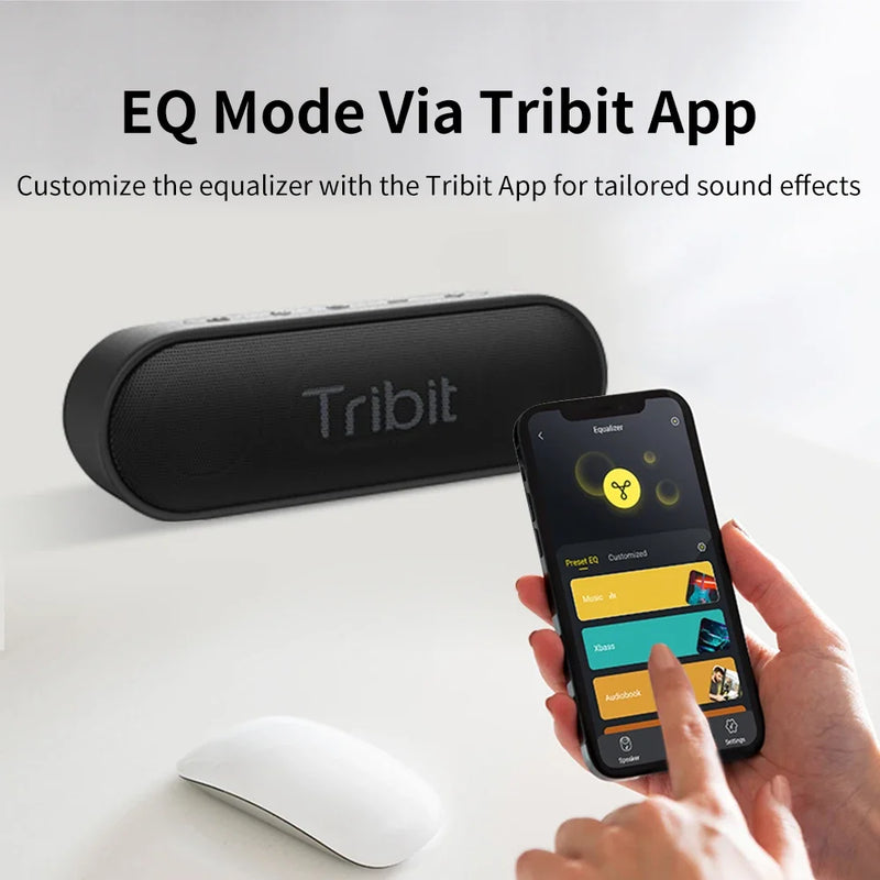 ឧបករណ៍បំពងសម្លេងប៊្លូធូស TRIBIT XSound Go, សំឡេង 16W ជាមួយបាសជ្រៅ, 24 ម៉ោង, ការពារទឹក IPX7, ប៊្លូធូស 5.3, ភ្ជាប់ TWS, រន្ធដោតចល័ត