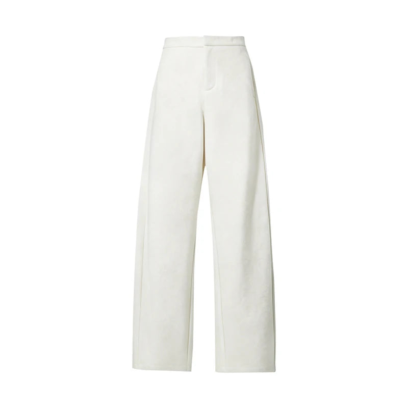 Amii Women's Scythe Pants Elastic Waist Loose Fit Slimming Warm Casual Commuter Versatile Winter 2026 Pants for Women 12644002