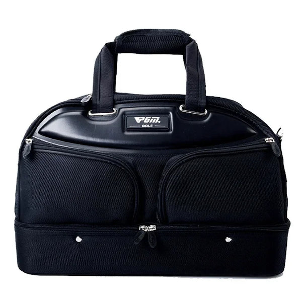 Authentic Golf Clothing Bag Men's Double-decker All-black Clothing Bag Super Large Capacity High-end Ball Bag YWB005
