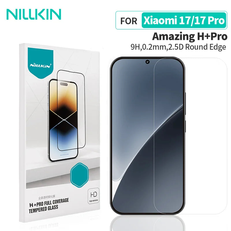 Nillkin For Xiaomi 17 Pro Screen Protector H+Pro HD Explosion-proof Tempered Glass Film For Xiaomi Mi 17 Screen Protector Glass