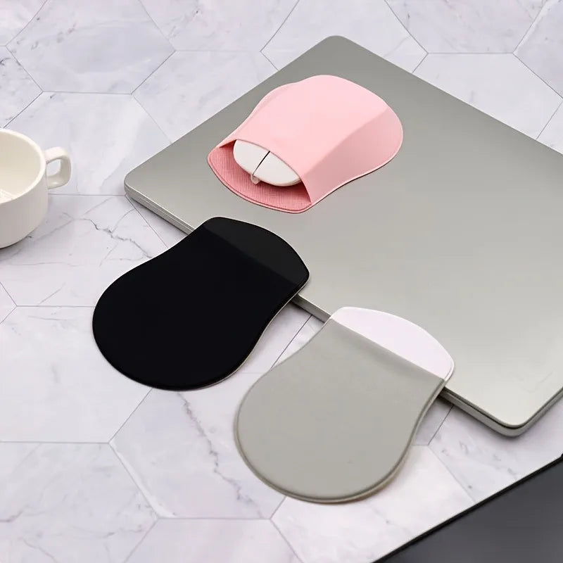 1pc Self-adhesive Mouse Storage Bag Notebook Computer Back Sticker Storage Bag,3 Colors, Seamless Mouse Storage Bag