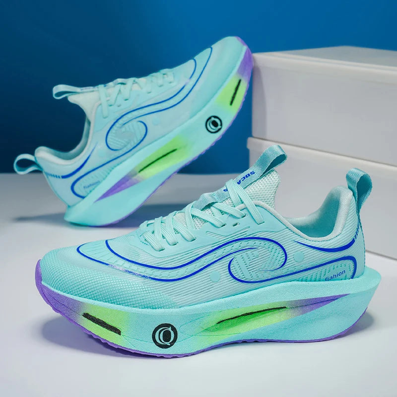 Couples Running Shoes 2025 New Professional Marathon Training Tennis Shoes Cushioned Breathe Outdoor Leisure Sneakers for Men