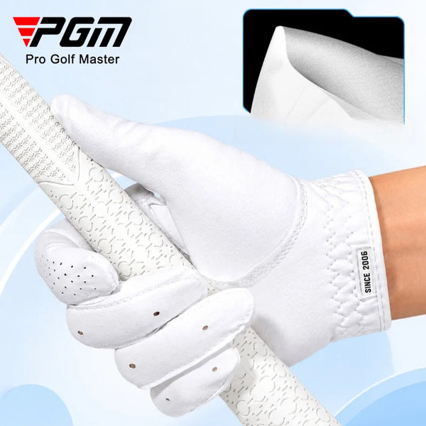 PGM Children's Golf Gloves for Boys, Wear-Resistant for Girls, anti Slip and Breathable for Children's Sports Gloves ST048