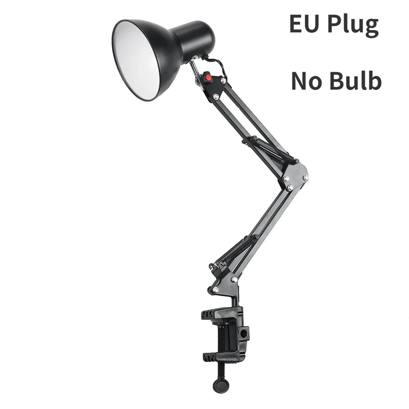 ចង្កៀងតុ LED ដែលអាចបត់បែនបាន ការិយាល័យនៅផ្ទះ ចង្កៀងតុទំនើប ចង្កៀងដែកស្ថាបត្យករ ចង្កៀងអានបត់បាន