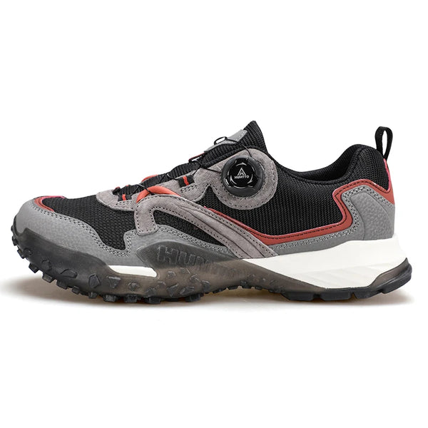 HUMTTO Breathable Shoes for Men Luxury Designer Men's Sneakers Anti-slip Sports Hiking Boots Man 2024 Outdoor Trekking Sneaker
