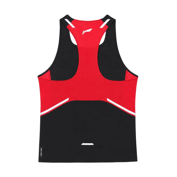 អាវកាក់រត់ប្រណាំងបុរស Li-Ning Dragonflight សាច់ក្រណាត់តឹង 83.3% ប៉ូលីអេស្ទ័រ 11.7% អេឡាស្ទីន 5% ប៉ូលីអាមីត LiNing Sports Vest AAYW199