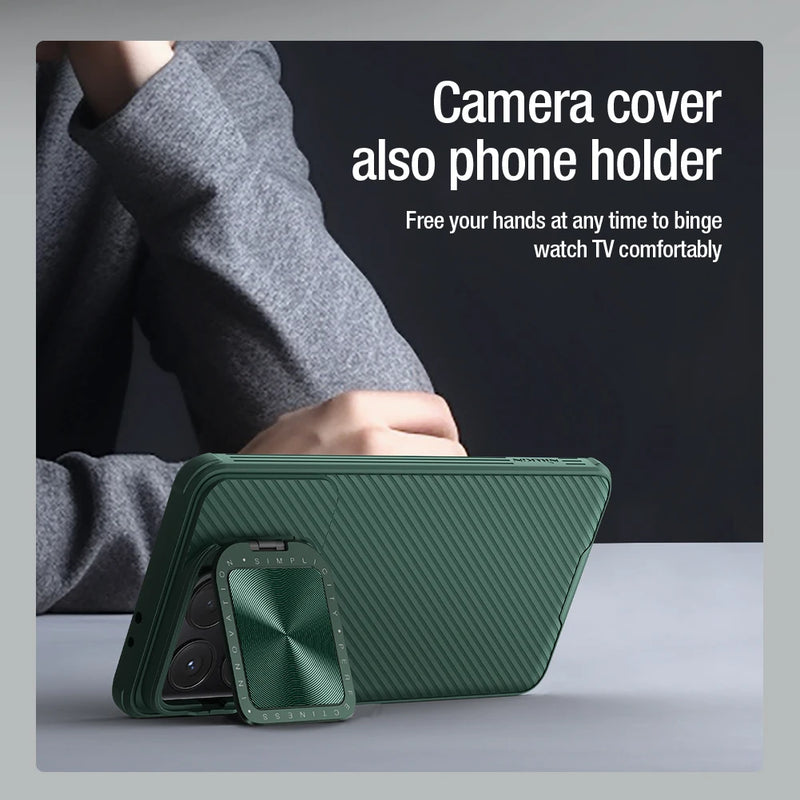 For Xiaomi Poco F6 Pro For Xiaomi Redmi K70 Pro Case NILLKIN CamShield Prop Precision Hole Plate/Full Coverage Lens Holder