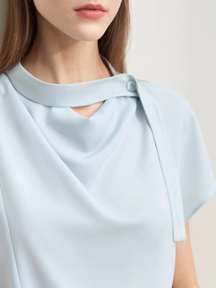 អាវធំរដូវក្តៅនារី Amii Minimalism ឆ្នាំ ២០២៥ អាវធំថ្មីរឹងមាំចងជាមួយដៃអាវអាវធំរលុងរបស់ស្ត្រី 12422010