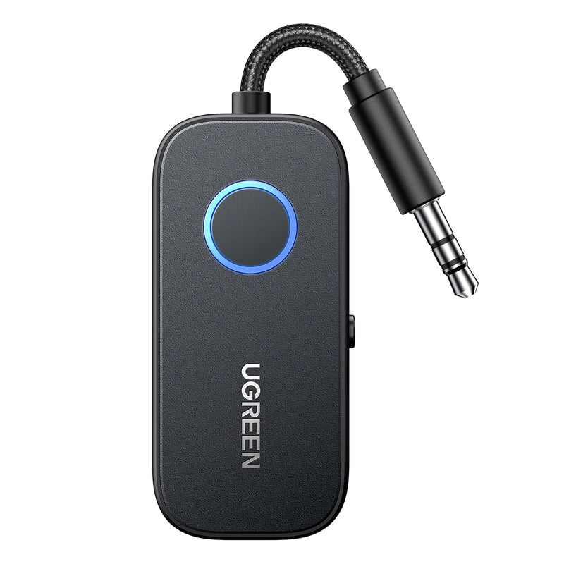 【RU】 UGREEN Bluetooth Adapter 2-in-1 Bluetooth 3.5mm Aux Audio for Flight, TV, Car, Treadmill