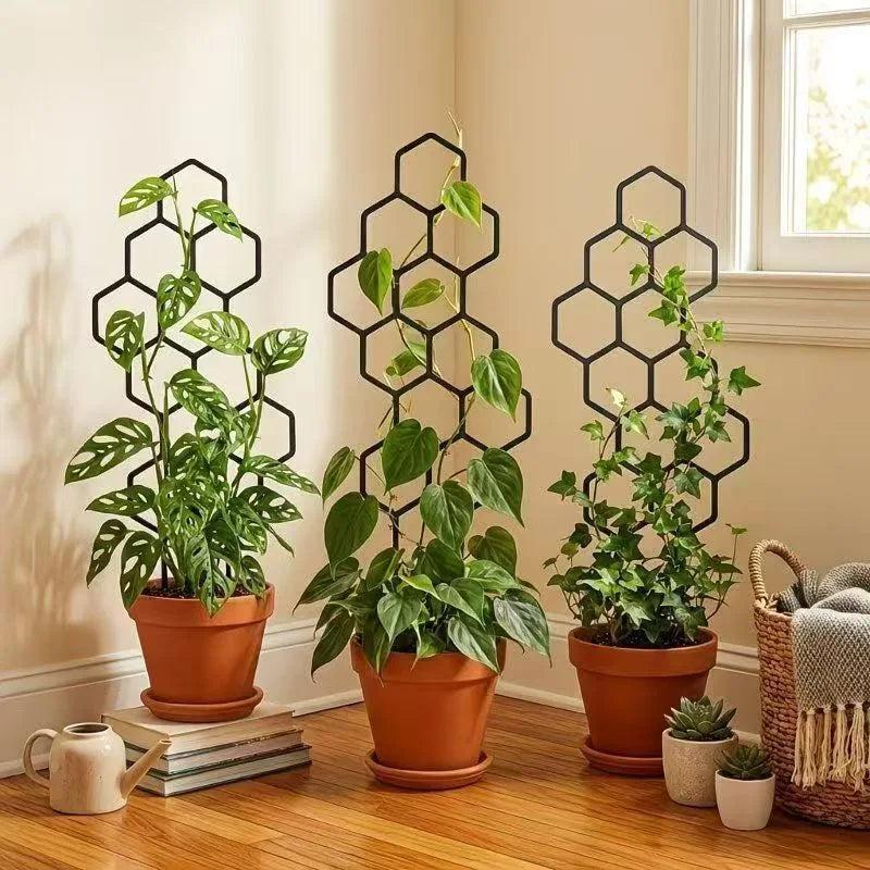 5PCS Plant Support Climbing Frame Trellis Adjustable Plant Stake Rack for Vegetable Tomato Vine Flower Garden Decor