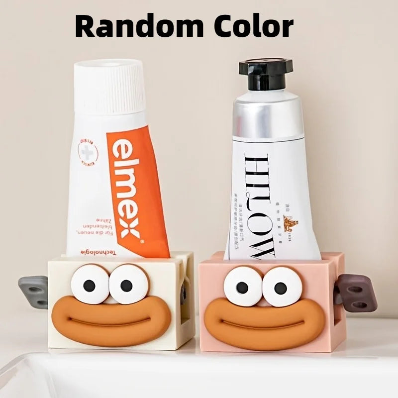 1/2pcs Toothpaste Squeezers, Facial Cleanser Sample Automatic Roller Clamps, Suitable for Home And Travel Use. random color.