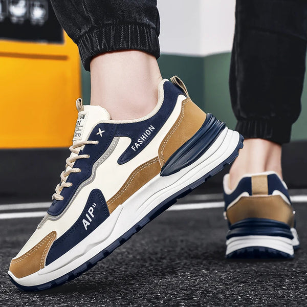 Chunky sneakers four seasons soft sole non slip comfort outdoor running shoes fashion breathable lightweight casual sports shoes
