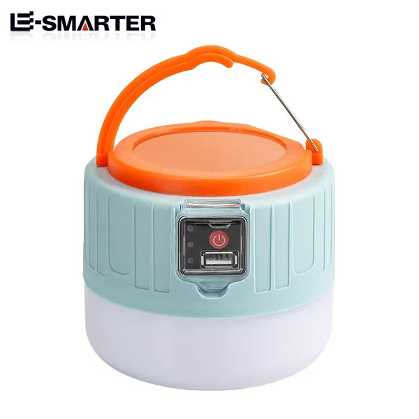 ភ្លើង LED ថាមពលខ្ពស់សម្រាប់បោះតង់ អំពូលភ្លើងអាចសាកបានតាម USB ចង្កៀងតង់ក្រៅផ្ទះ ចង្កៀងចល័ត ភ្លើងសង្គ្រោះបន្ទាន់ ភ្លើងសម្រាប់ឡើងភ្នំ BBQ