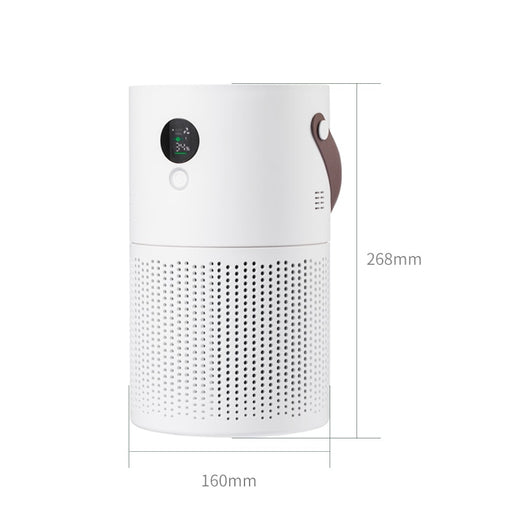 HEPA Air Purifier Negative Ion Generator Wireless 10000mah Battery Air Cleaner 1 Year Warranty For Family Room Baby White with 1 filter