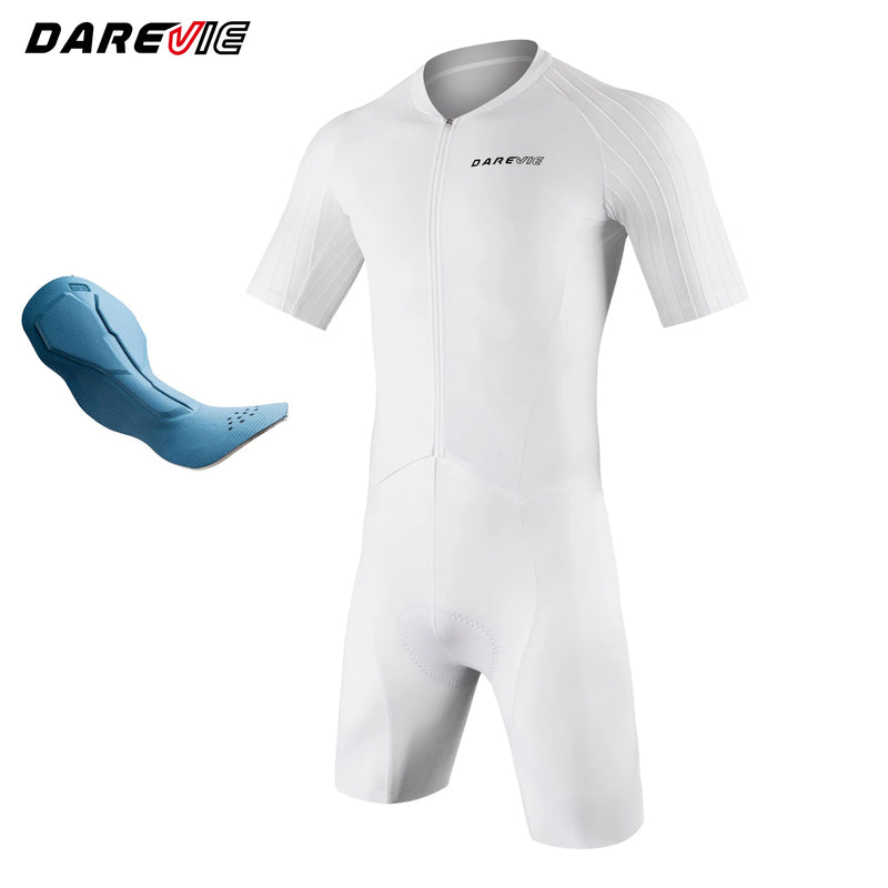 ឈុតជិះកង់ DAREVIE Aero ល្បឿនលឿន ឈុតស្បែក PRO កម្រិតបុរស អាវយឺតជិះកង់ ស្រូបយកសំណើម ស្រាល ទន់ សម្រាប់បុរស