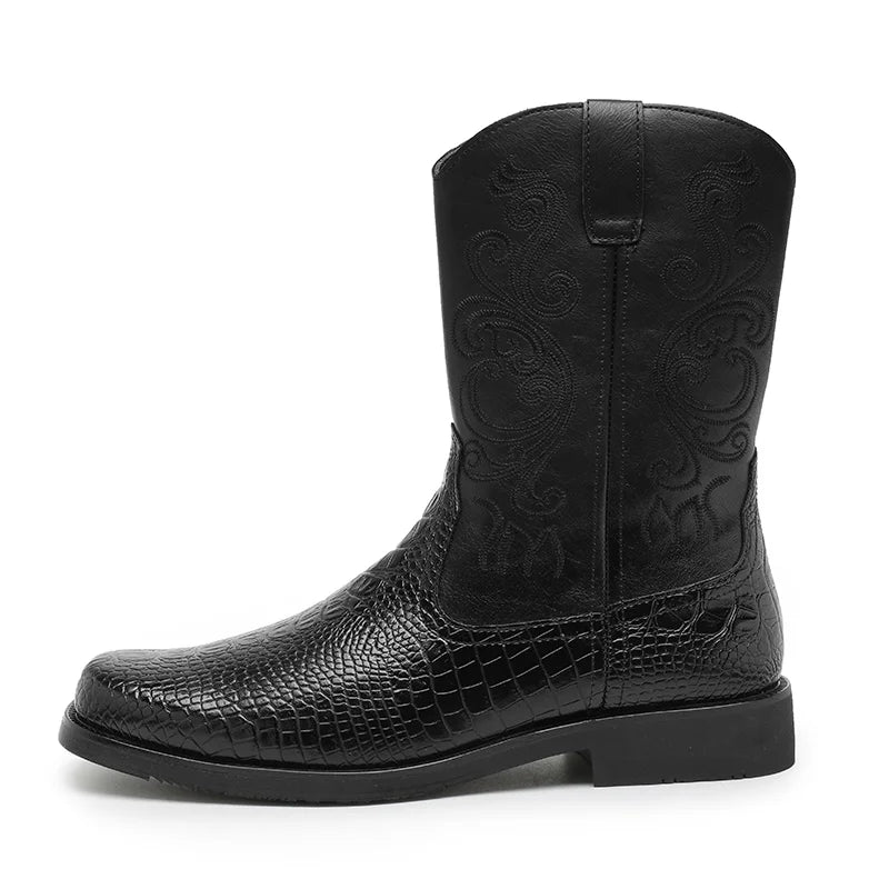 Men's high top boots four seasons new light non-slip comfort soft-sole outdoor boots fashion youth British walking casual boots