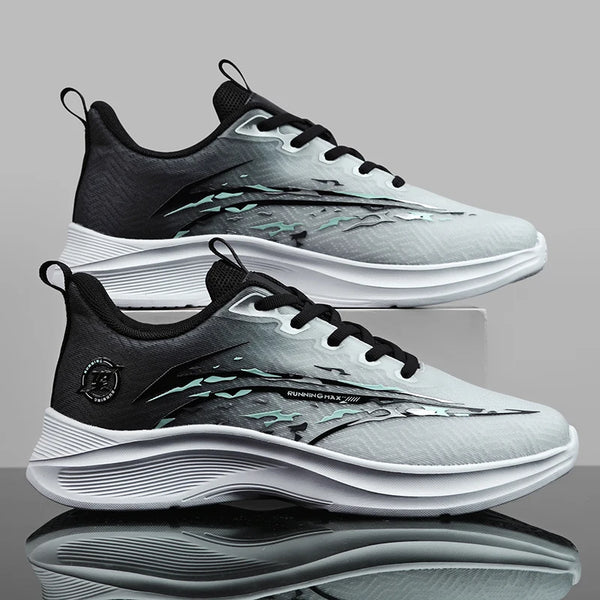 Plus Big Size 49 50 51 52 Men Ultra Light Gradient Mesh Sneakers Breathable Soft Cushion Athletic Running Walking Sports Shoes