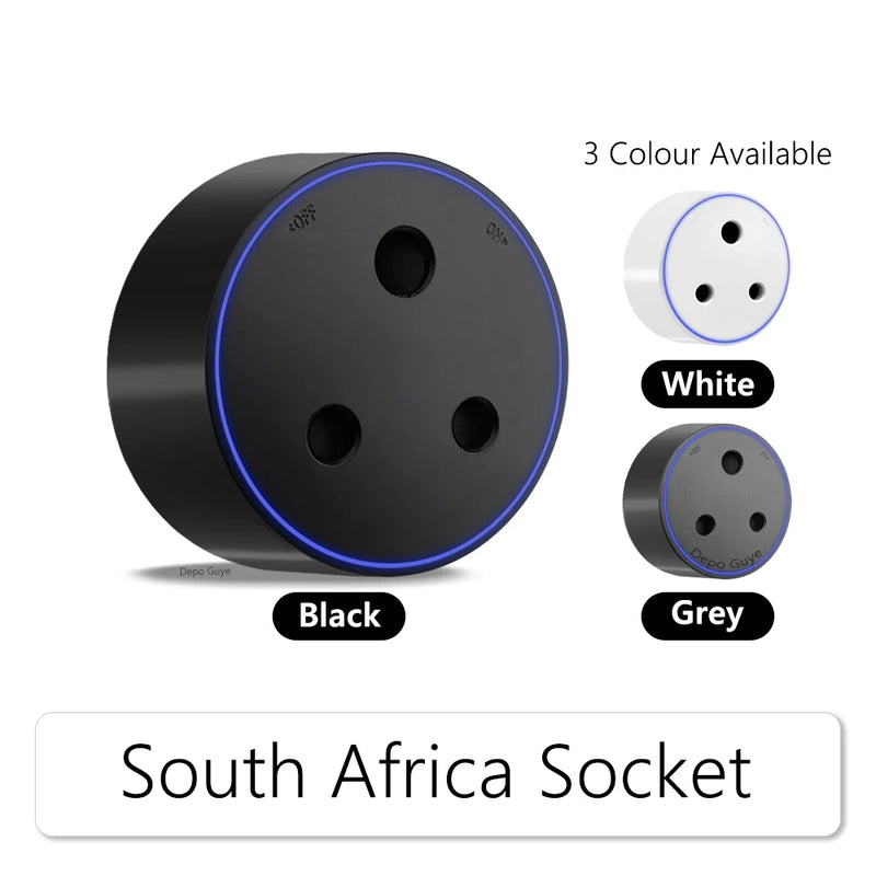 Induction lamp Wall Power Track Socket EU/FR/Russian/Israel/Italy Office Electric Socket Removable Adapter Plug UK Universal USB