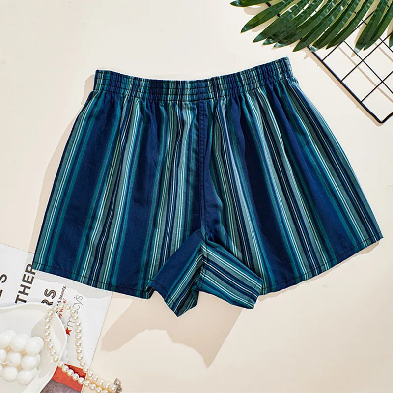 ខោ pajamas កប្បាសបោះពុម្ពទាន់សម័យសម្រាប់ស្ត្រី Lounge ស្តើងរដូវក្តៅខោខ្លីសម្រាប់គេងពេលយប់មានផាសុកភាព Pyjamas Femme