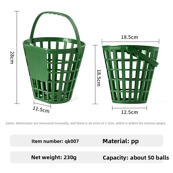 PGM Portable Golf Basket Excluding Ball Environmentally Friendly PP Can Hold 50 Balls