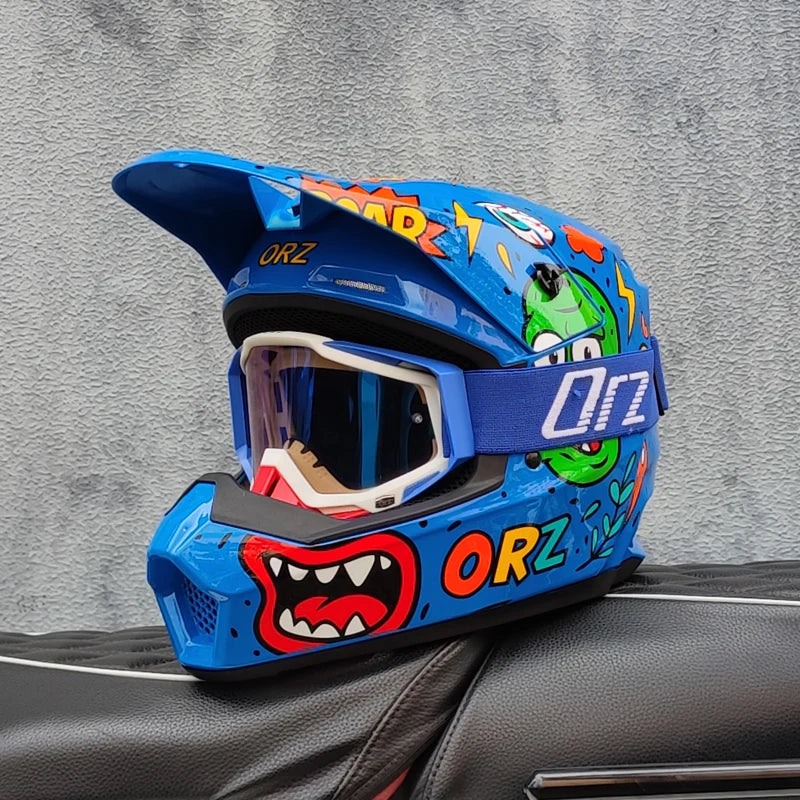 2025 Latest High Quality Off Road Motorcycle Helmet Cascos para Motos ATV Mountain Bike Speed Drop DH Helmet Capacetes de Moto