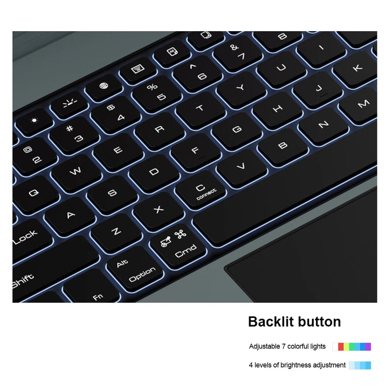 Nillkin Magic Keyboard Case For iPad Pro 12.9 11 Magnetic Detachable Backlight Keyboard Lens Protection Cover For iPad Air 5 4