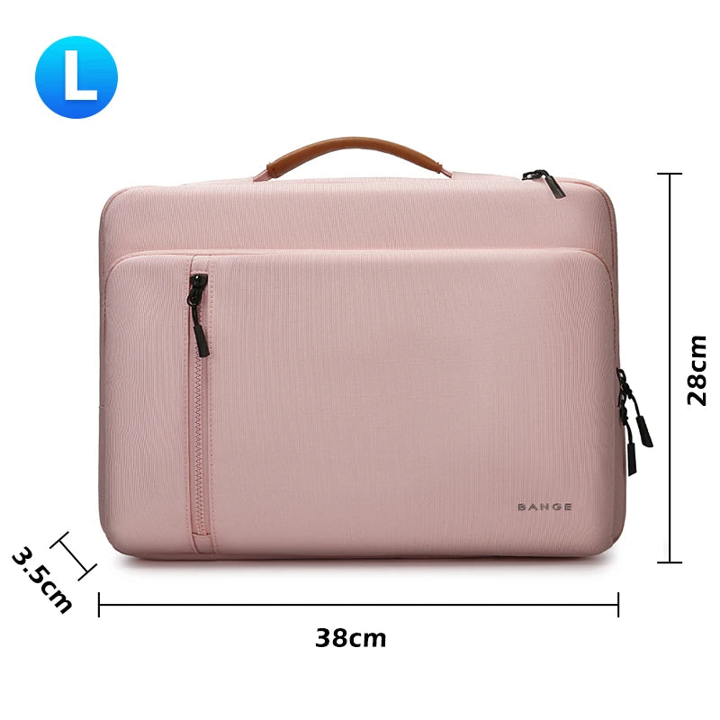 BANGE Slim Laptop Sleeve Bag 14-15.6 Inch Notebook Pouch for Men's Shockproof Computer Briefcase for Business Travel Laptop Case