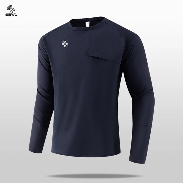 SBWL High-quality Men's Long-sleeved T-shirts of 2026 Quick Dry Running Shirt Men Fitness Sport Gym Outdoor Sports Tops