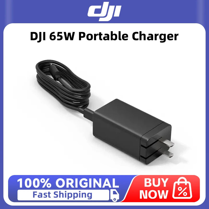 DJI 65W Portable Charger for DJI Mini 5 Pro / Osmo Pocket 4P / Lito X1 / Neo 2 Original Accessories in Stock