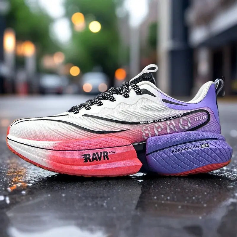 Unisex Running Shoes Professional Cushioning Breathable Mesh Wear-resistant Marathon Training Sports Tennis Shoes for Men Women