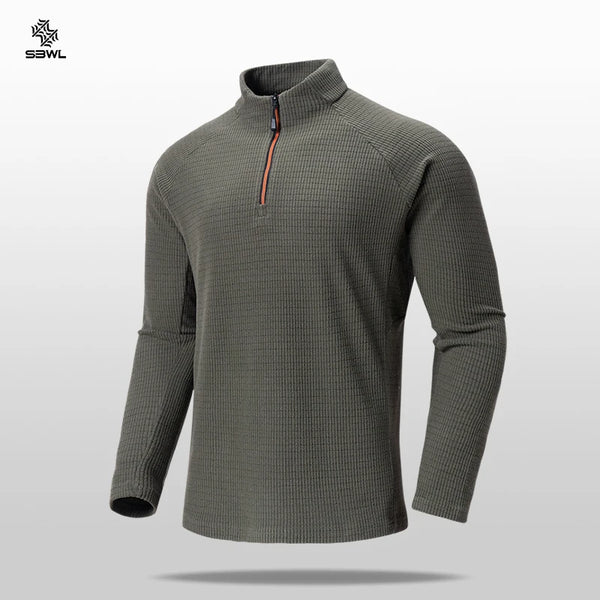 SBWL Men's High Quality Cycling Hiking Outdoor Sports Long Sleeve T-Shirt Leisure Speed Dry Running Fitness Sports Clothing Tops