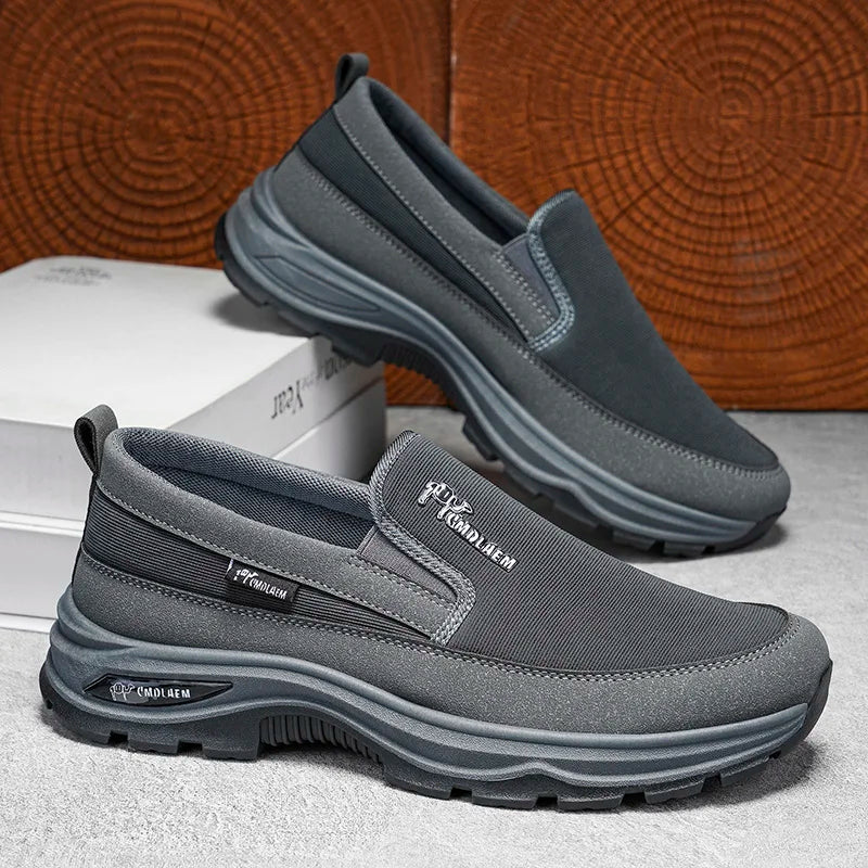 Mens Walking Shoes Lightweight Breathable Mesh Cushioned EVA Midsole Soft Comfortable Suitable Daily Walking Travel Sports Shoes