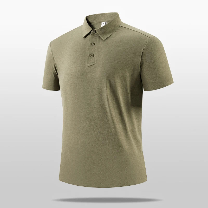 SBWL Fashion Outdoor Men's High-Quality Golf Shirts, Harajuku Casual Sports Short-Sleeved T-Shirts Tops