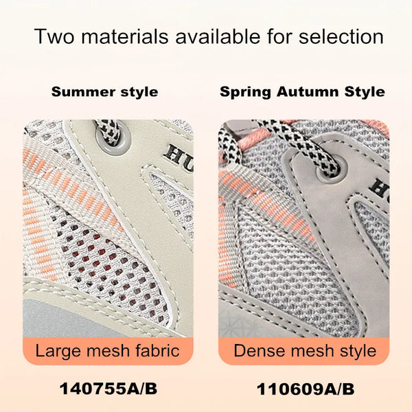 HUMTTO Hiking Women's Sports Shoes Summer Breathable Shoes for Women Non-slip Luxury Designer Outdoor Rubber Trekking Sneakers