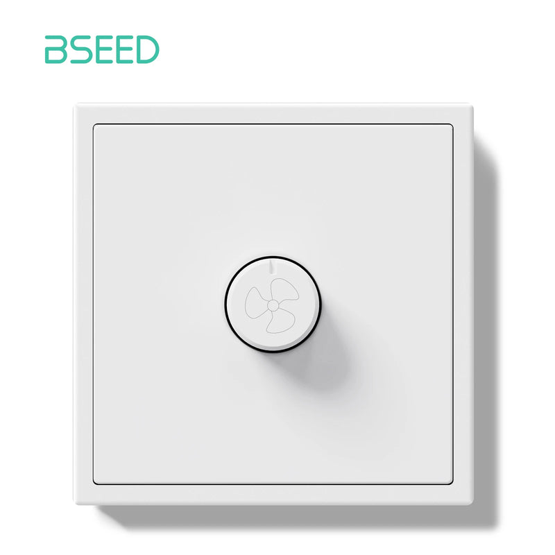 BSEED Ceiling Fan Speed Control Switch Knob Button Switch Fan Switch Wall Button Switch ON OFF Adjust Speed 500W