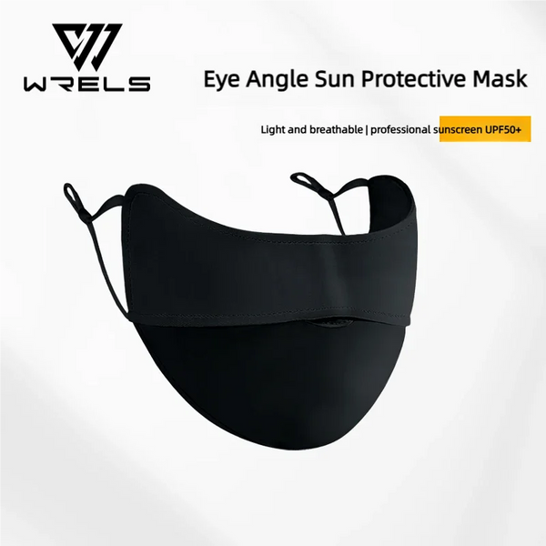 Ice Silk Sunscreen Mask Women Outdoor Cycling Hiking Sun Protective Face Mask Adjustable Breathable Cool Anti-UV Sun Face Cover