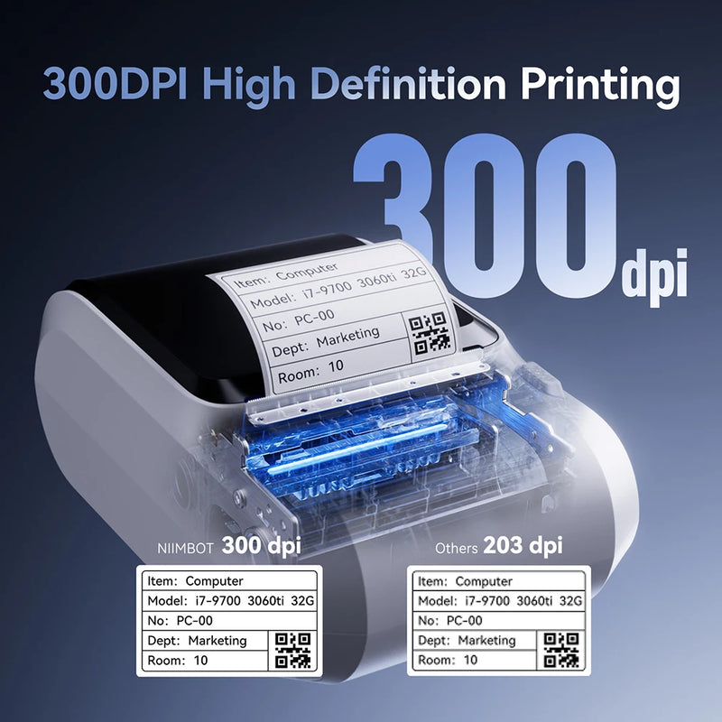 Niimbot M3 Thermal Transfer Label Printer DIY Barcode Price Tag Adhesive Sticker Label Maker for Jewelry Retail Perfume Business