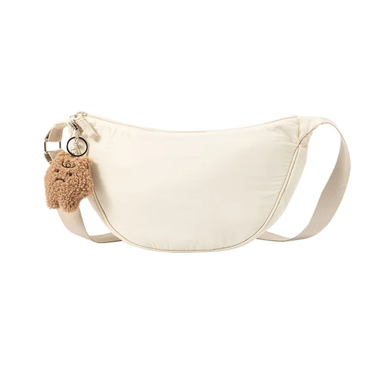 Semir Trendy Bag HipBag Women 2025 HalfMoon Crossbody Sport Casual Minimalist Shoulder Soft Durable