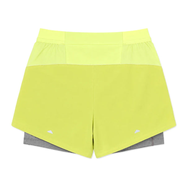 ខោរត់ Li-Ning សម្រាប់នារី 2 ក្នុង 1 ស្ងួត 88% Polyester 12% Elastane ខោធម្មតា មានខ្យល់ចេញចូលបានល្អ AKSW330