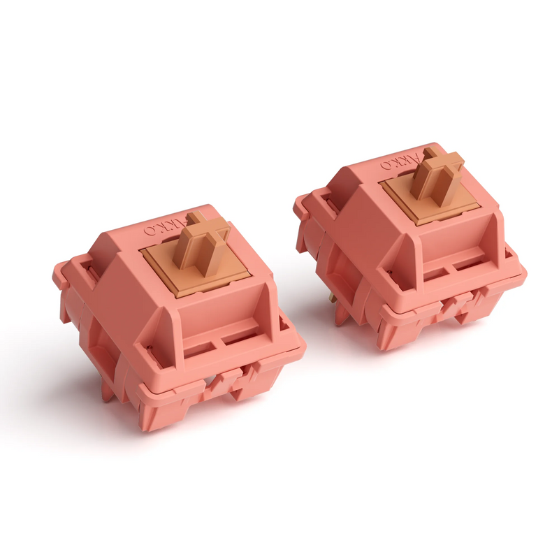 Akko Rosewood Switch 5 Pins 40gf Linear Switch Factory Lubed Deep Low-pitch Compatible with MX Mechanical Keyboard (45 pcs)
